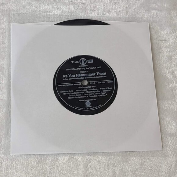 Eva Tone Flexi-Disc Time Life Promo As You Remember Them 7" Demo 33 RPM 1972 - Picture 4 of 4